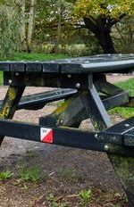Picture of a Permanent Course Marker on Seat